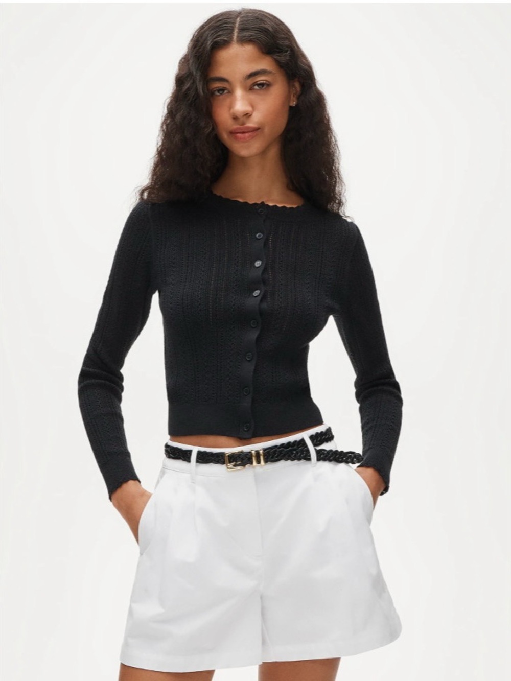 NWT J. Crew Easy Pleated Short Cotton-nylon Blend White